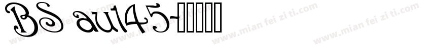 BS au145字体转换